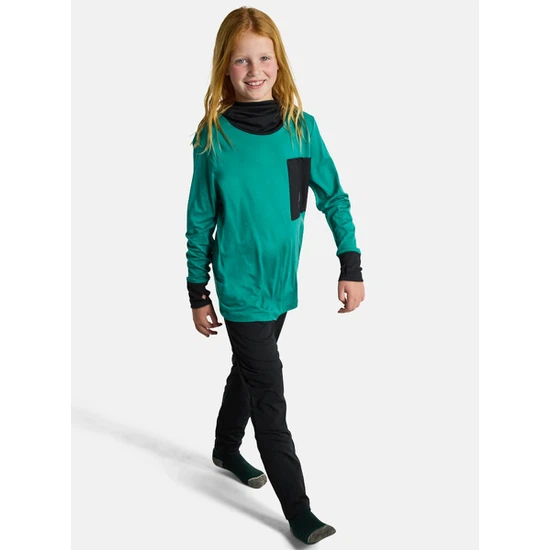 Dziecięca Bielizna Aktywna Burton Outbeam Merino Set (Regal Teal/True Black) FW25_1 thumbnail
