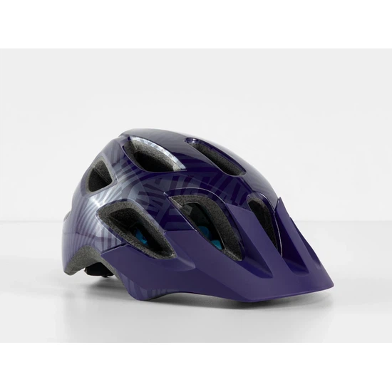 Młodzieżowy kask rowerowy Bontrager Tyro (Purple Abyss/Azure Metaliczny)_1