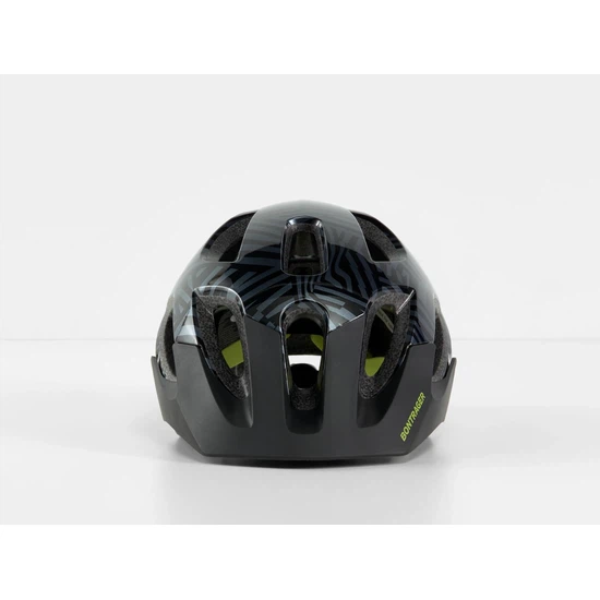 Młodzieżowy kask rowerowy Bontrager Tyro (Czarny/Żółty Radioactive Mat)_2