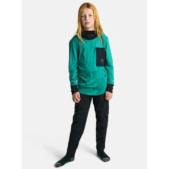 Dziecięca Bielizna Aktywna Burton Outbeam Merino Set (Regal Teal/True Black) FW25_2