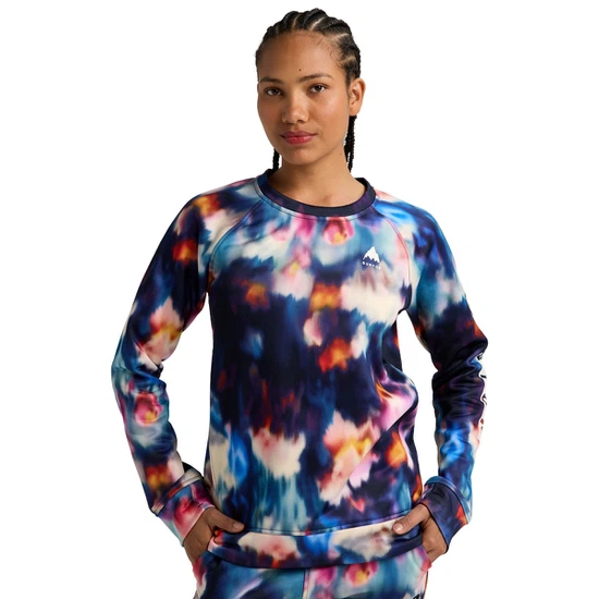 Damska Bluza Aktywna Burton Oak Crew (Floral Blur) FW26_1