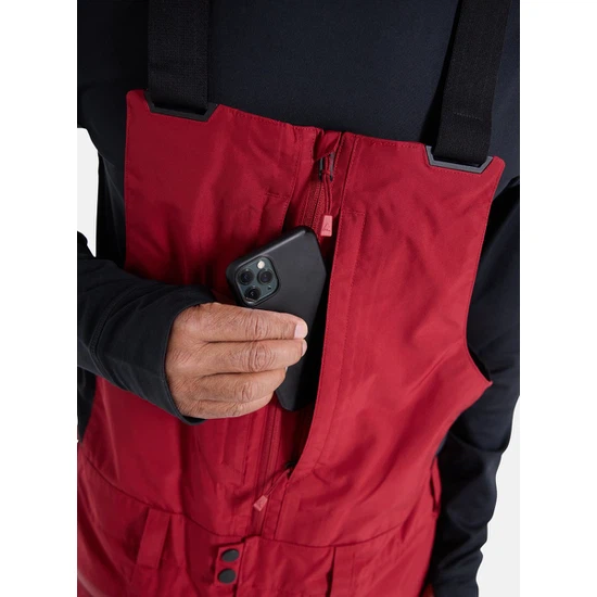 Spodnie Snowboardowe Burton GORE-TEX 2L Reserve Bib (Deep Red) FW25_5 thumbnail