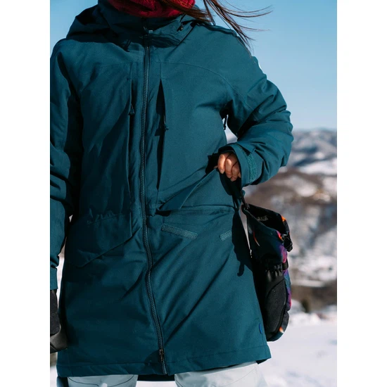 Damska Kurtka Snowboardowa Burton GORE-TEX Pillowline (Deep Emerald) FW25_5