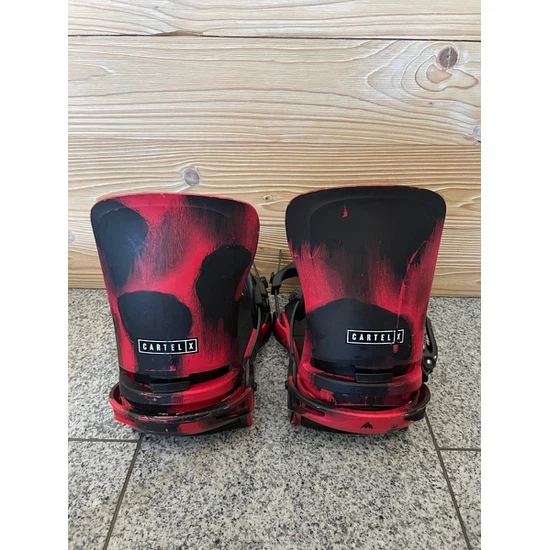 Potestowe Wiązania Snowboardowe Burton Cartel X EST (Black/Red)_1