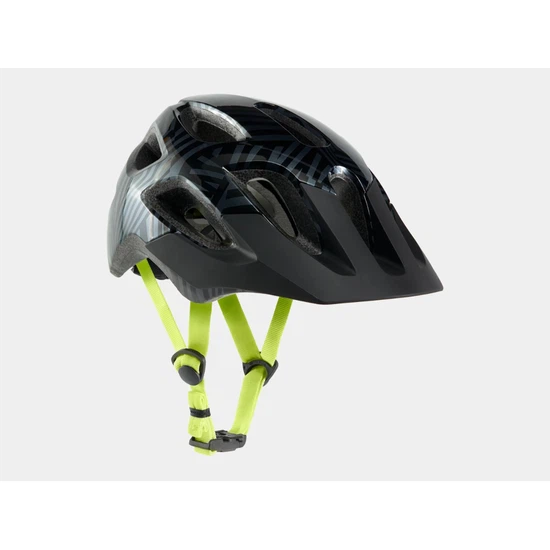 Młodzieżowy kask rowerowy Bontrager Tyro (Czarny/Żółty Radioactive Mat)_6