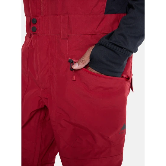 Spodnie Snowboardowe Burton GORE-TEX 2L Reserve Bib (Deep Red) FW25_6