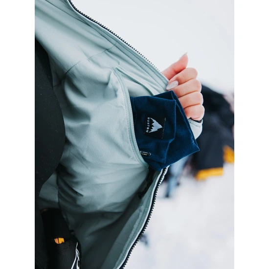 Damski Ocieplacz Burton AK Helium Hooded Stretch Insulated (Petrol Green) FW25_7