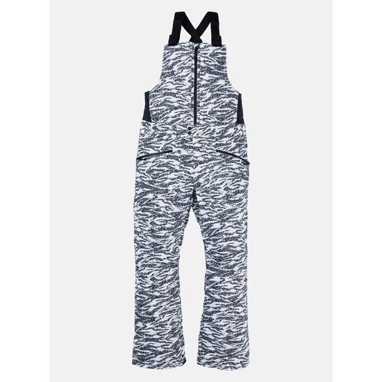 Spodnie Snowboardowe Burton Reserve Bib (Zebra Camo) FW25_9 thumbnail