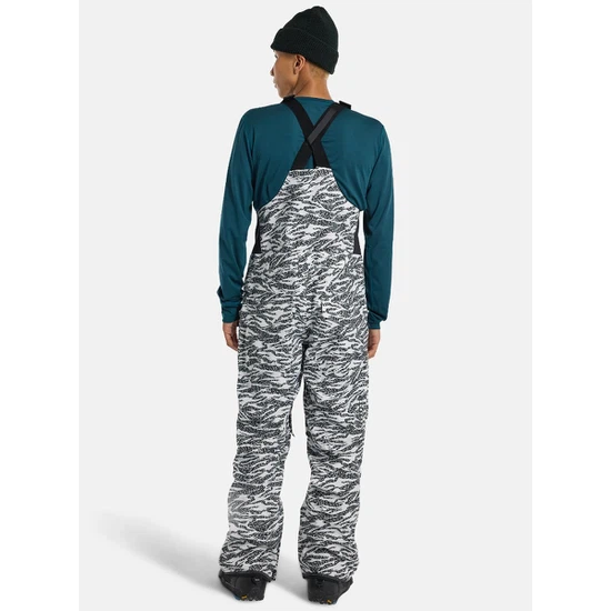 Spodnie Snowboardowe Burton Reserve Bib (Zebra Camo) FW25_2
