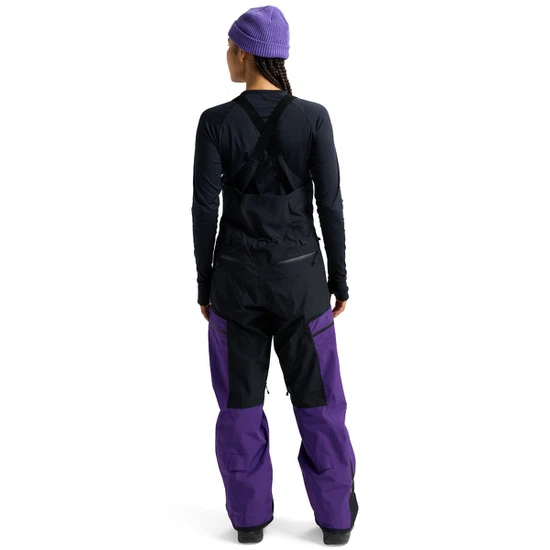 Damskie Spodnie Snowboardowe Burton Reserve GORE-TEX 2L Bib (Prism Violet/True Black) FW26_3 thumbnail