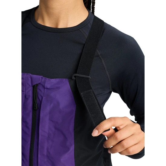 Damskie Spodnie Snowboardowe Burton Reserve GORE-TEX 2L Bib (Prism Violet/True Black) FW26_4