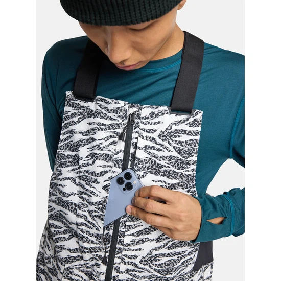 Spodnie Snowboardowe Burton Reserve Bib (Zebra Camo) FW25_6