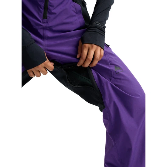 Damskie Spodnie Snowboardowe Burton Reserve GORE-TEX 2L Bib (Prism Violet/True Black) FW26_7