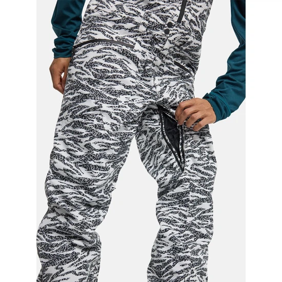 Spodnie Snowboardowe Burton Reserve Bib (Zebra Camo) FW25_8