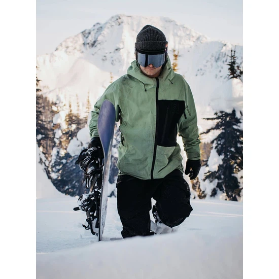 Kurtka Snowboardowa Burton AK GORE-TEX Cyclic (Hedge Green/True Black) FW24_1 thumbnail