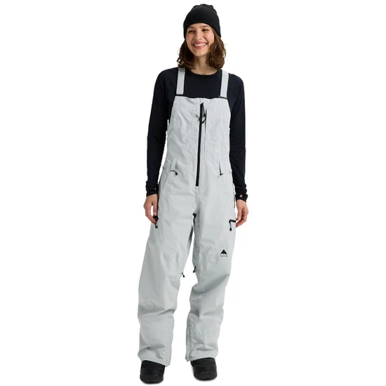 Damskie Spodnie Snowboardowe Burton Reserve GORE-TEX 2L Bib (Gray Cloud) FW26_2 thumbnail