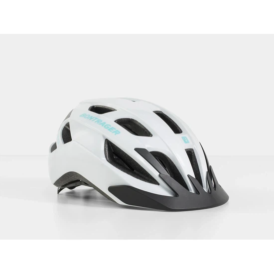 Kask rowerowy Bontrager Solstice (Biały/Zielony Miami Połysk)_1 thumbnail