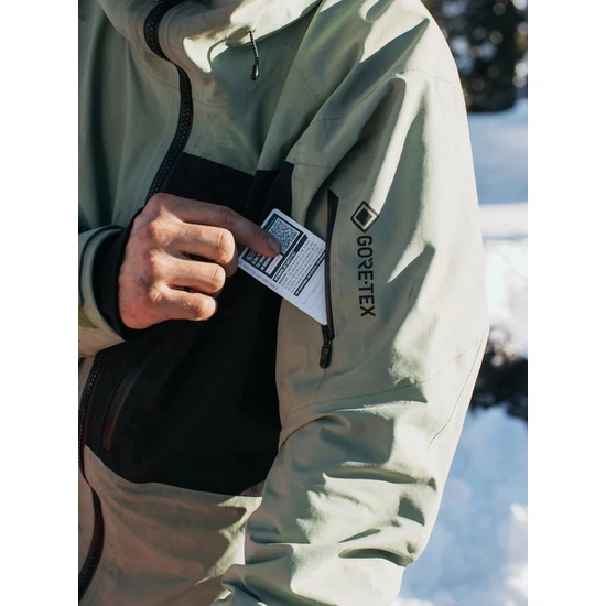 Kurtka Snowboardowa Burton AK GORE-TEX Cyclic (Hedge Green/True Black) FW24_7 thumbnail