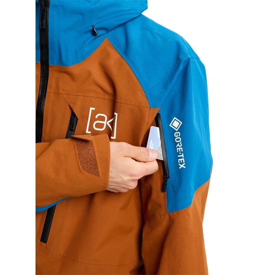 Kurtka Snowboardowa Burton AK GORE-TEX 2L Cyclic (Chestnut Brown/Blue Teal) FW26_4 thumbnail