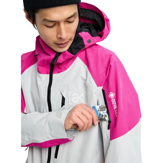Kurtka Snowboardowa Burton AK GORE-TEX 2L Cyclic (Very Berry/Gray Cloud) FW26_4 thumbnail