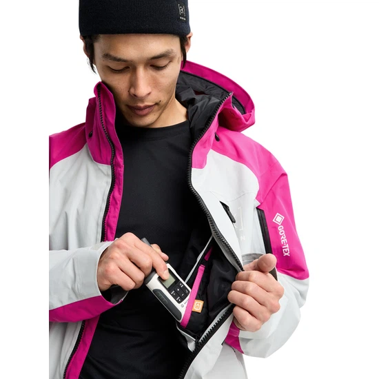 Kurtka Snowboardowa Burton AK GORE-TEX 2L Cyclic (Very Berry/Gray Cloud) FW26_6 thumbnail