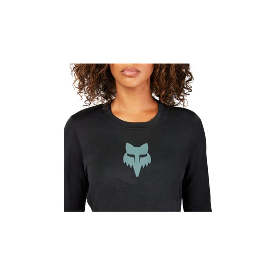 Koszulka damska na rower górski z długim rękawem Fox Racing x Trek Ranger (Czarny)_5