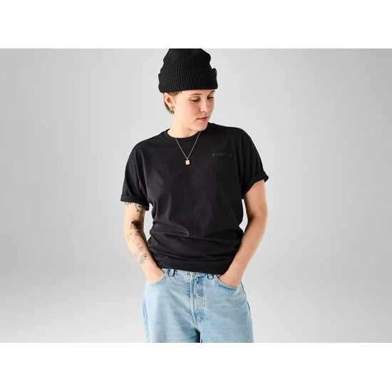 Koszulka monochromatyczna Trek (Czarny)_2 thumbnail