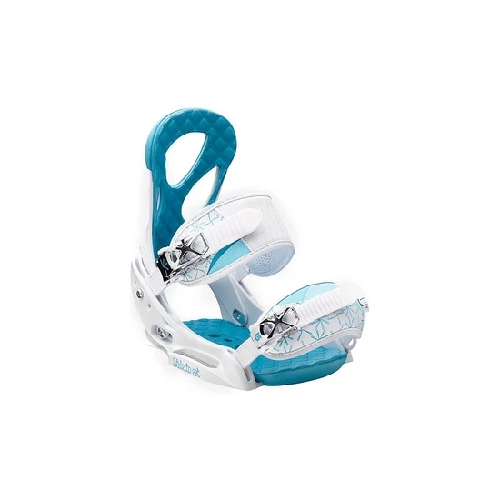 Wiązania Snowboardowe Burton Stiletto Est Wmn (White/Blue)_1
