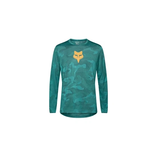 Koszulka na rower górski z długim rękawem Fox Racing x Trek Ranger (Ciemnozielony)-XL_1