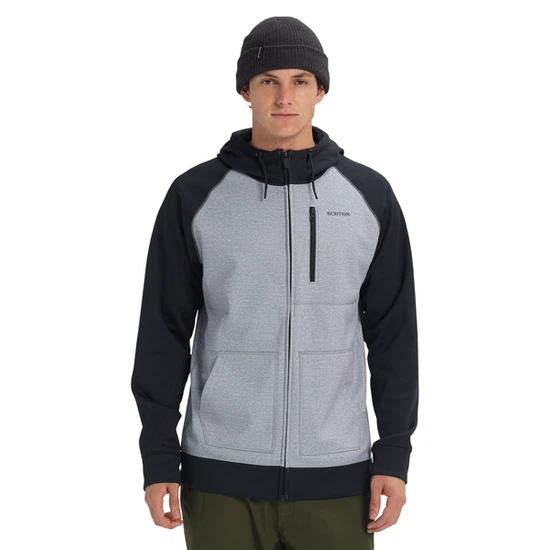 Bluza Aktywna Burton Crown Bonded FZ (Gray Heather/True Black) FW20_2