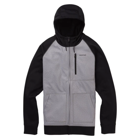 Bluza Aktywna Burton Crown Bonded FZ (Gray Heather/True Black) FW20_1
