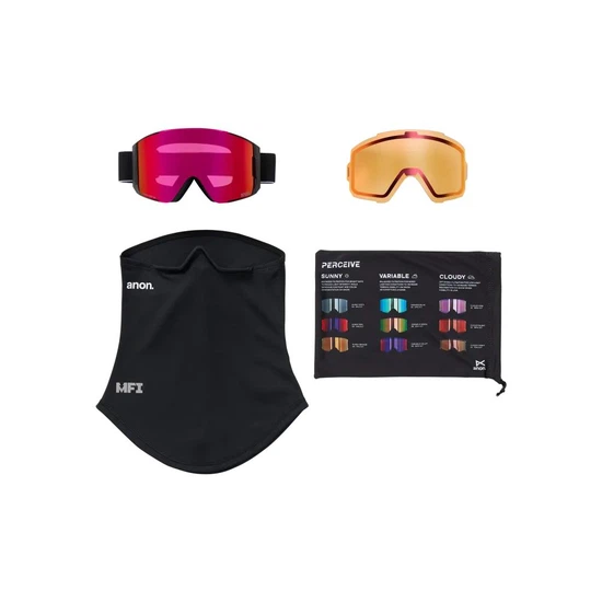 Gogle Anon Sync (Black / Perceive Sunny Red) FW26_6