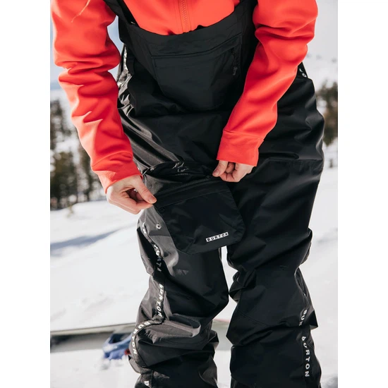 Damskie Spodnie Snowboardowe Burton Melter Bib (True Black) SS23_6