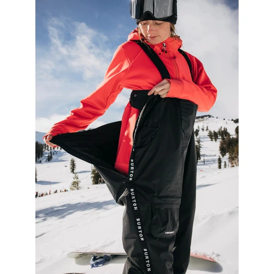 Damskie Spodnie Snowboardowe Burton Melter Bib (True Black) SS23_7