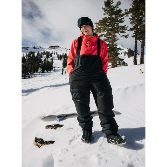 Damskie Spodnie Snowboardowe Burton Melter Bib (True Black) SS23_1
