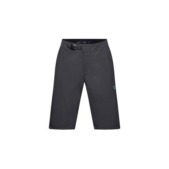 Damskie krótkie spodenki górskie z dopinaną wkładką Fox Racing x Trek Ranger (Czarny)_1