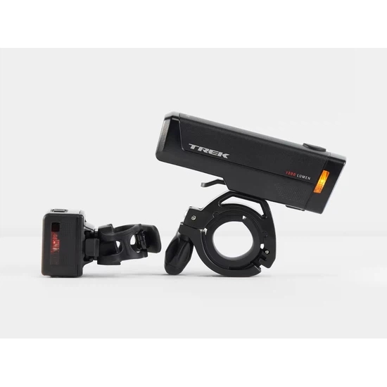 Zestaw lampek rowerowych Trek Ion Pro RT/Flare RT (Czarny/Anodowany/Połysk)_2