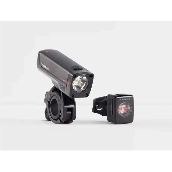 Zestaw lampek rowerowych Trek Ion Pro RT/Flare RT (Czarny/Anodowany/Połysk)_1