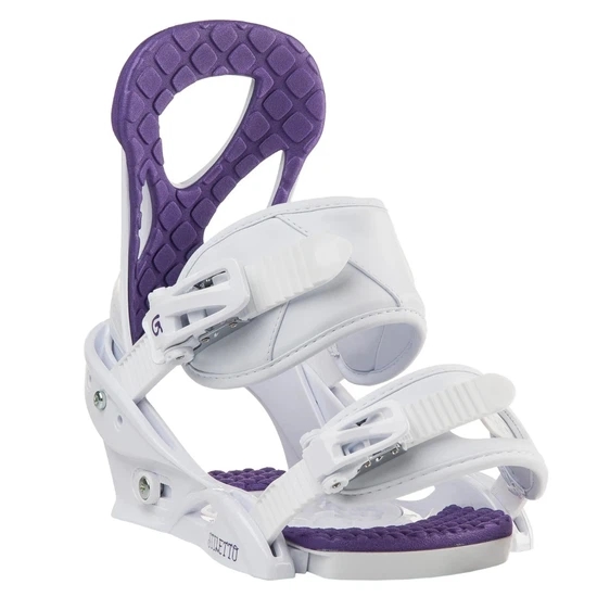 Wiązania Snowboardowe Burton Stiletto Disc Wmn (White Purple)_1
