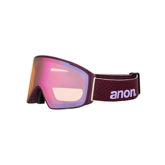Gogle Anon M4S Cylindrical MFI (Deep Cherry / Perceive Cloudy Pink) FW26_4