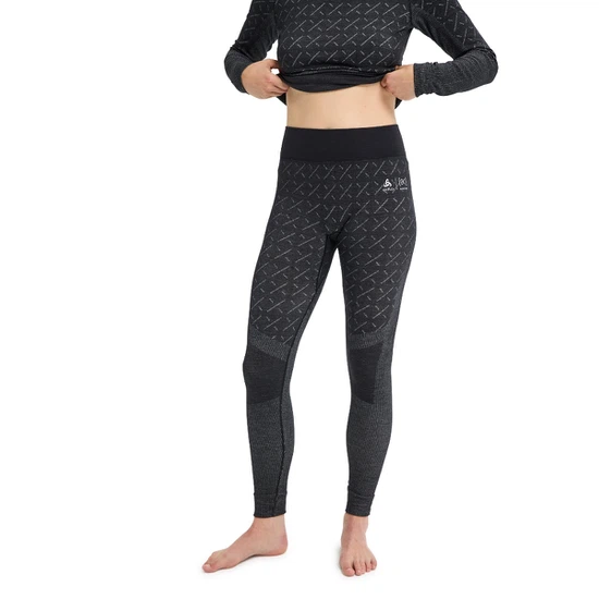 Damskie Spodnie Aktywne Burton AK Slokar Merino (True Black/Gray Cloud) FW26_1