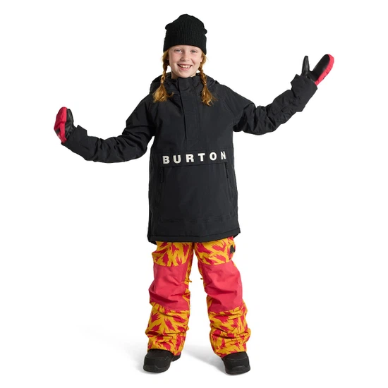 Dziecięca Kurtka Snowboardowa Burton Frostner Anorak (True Black) FW26_3