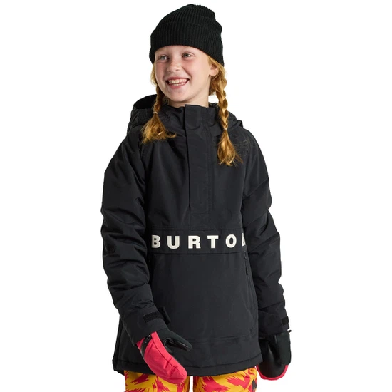 Dziecięca Kurtka Snowboardowa Burton Frostner Anorak (True Black) FW26_1 thumbnail