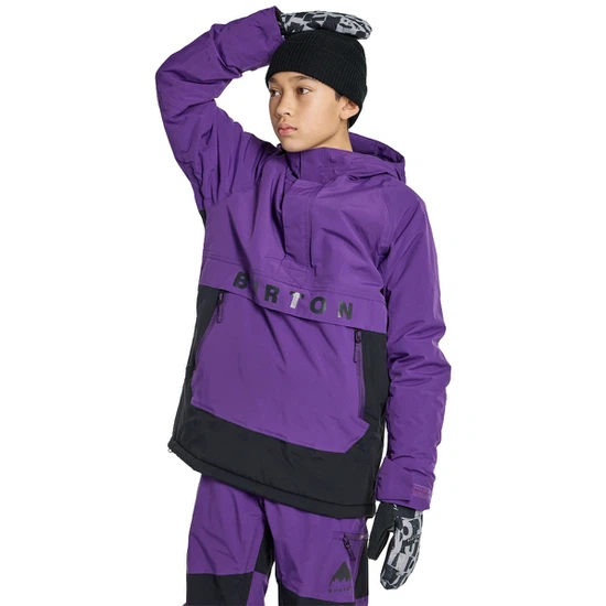 Dziecięca Kurtka Snowboardowa Burton Frostner Anorak (Imperial Purple/True Black) FW26_5 thumbnail
