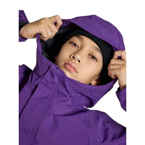 Dziecięca Kurtka Snowboardowa Burton Frostner Anorak (Imperial Purple/True Black) FW26_10