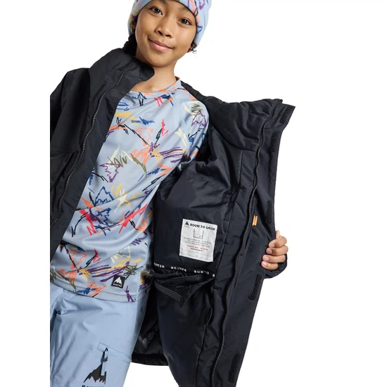 Dziecięca Kurtka Snowboardowa Burton Ascutney 2L (True Black) FW26_7 thumbnail