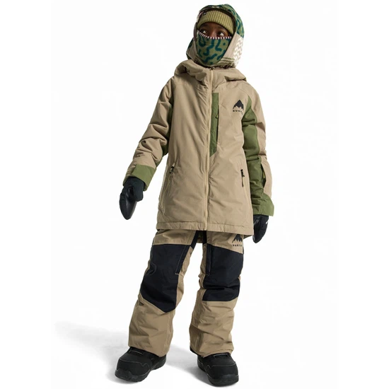 Dziecięca Kurtka Snowboardowa Burton Hillslope (Summit Taupe/Forest Moss) FW26_3 thumbnail