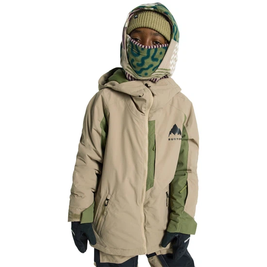 Dziecięca Kurtka Snowboardowa Burton Hillslope (Summit Taupe/Forest Moss) FW26_1