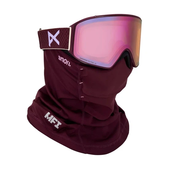 Gogle Anon M4 Cylindrical MFI (Deep Cherry / Perceive Cloudy Pink) FW26_1