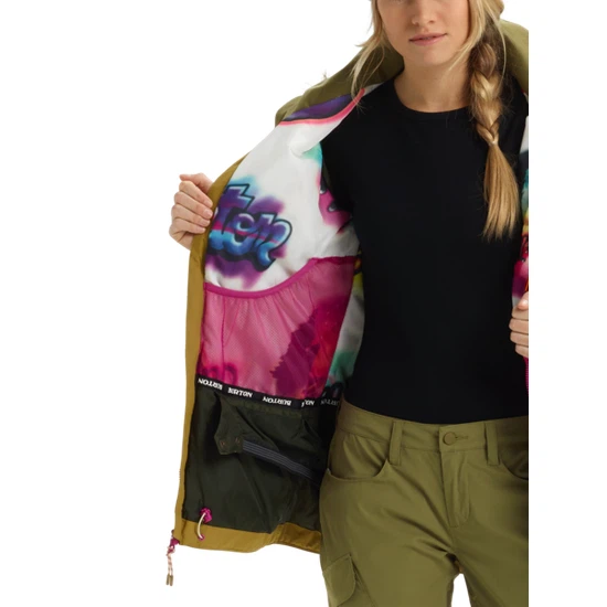 Damska Kurtka Snowboardowa Burton Lelah (Martini Olive/Evilo) FW20_3 thumbnail